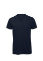 Heren T-Shirt B&C V hals Biologisch Inspire Navy